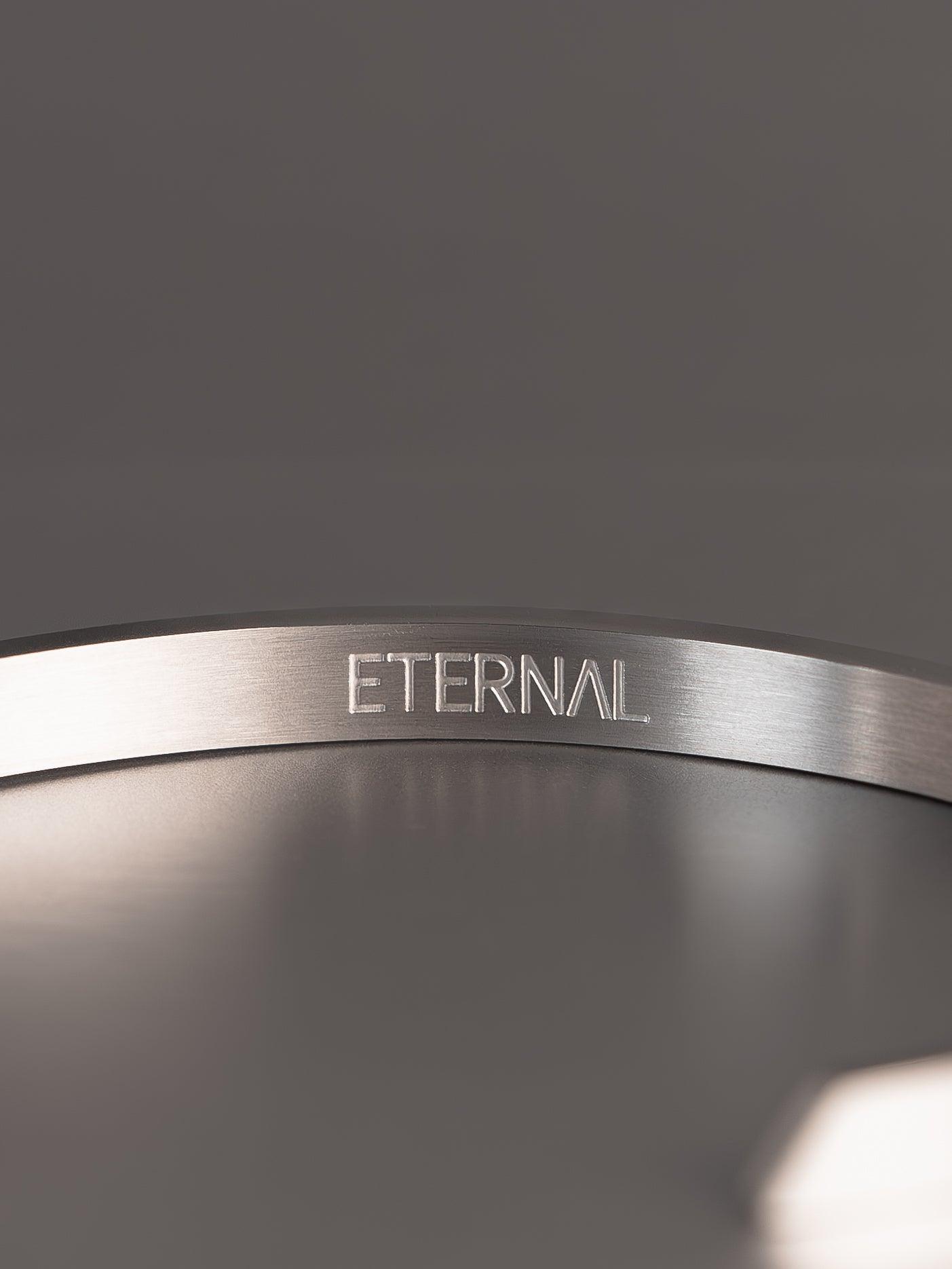 Minimal Armband Edelstahl Silber Herren - ETERNAL